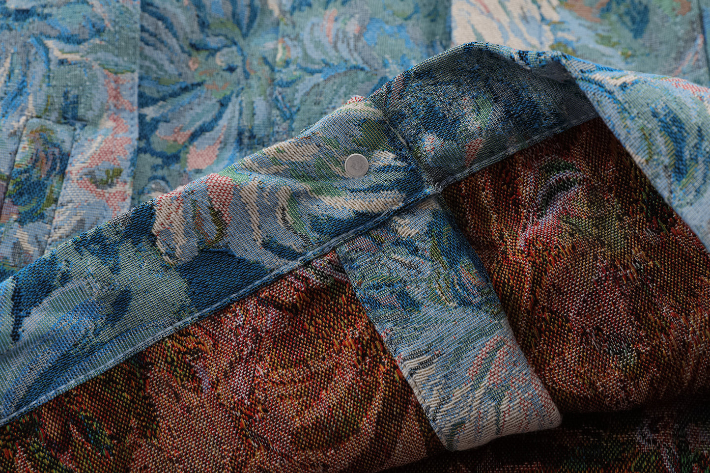 Creative Floral Denim Autumn Loose Jacket