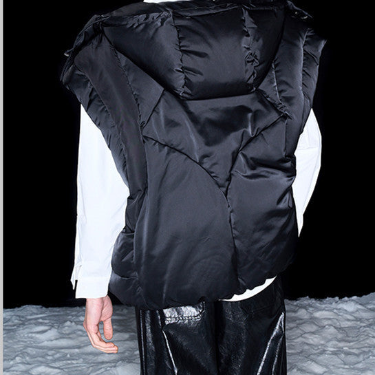 Men's Puffer Jacket | Knitted Cotton Puffer | D-Vine