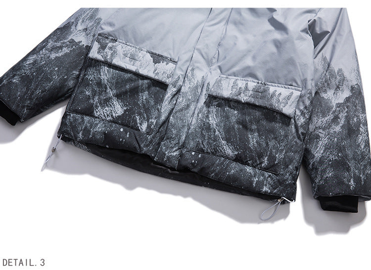 Snow Mountain Big Pocket Cotton Padded Jacket