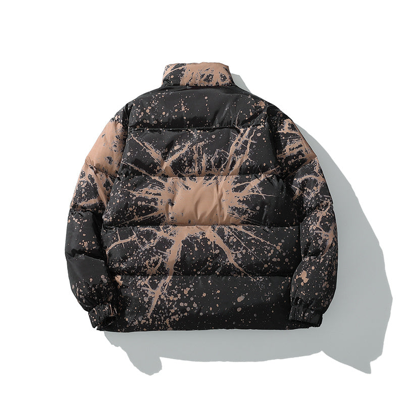 Graffiti Printed Cotton Padded Puffers