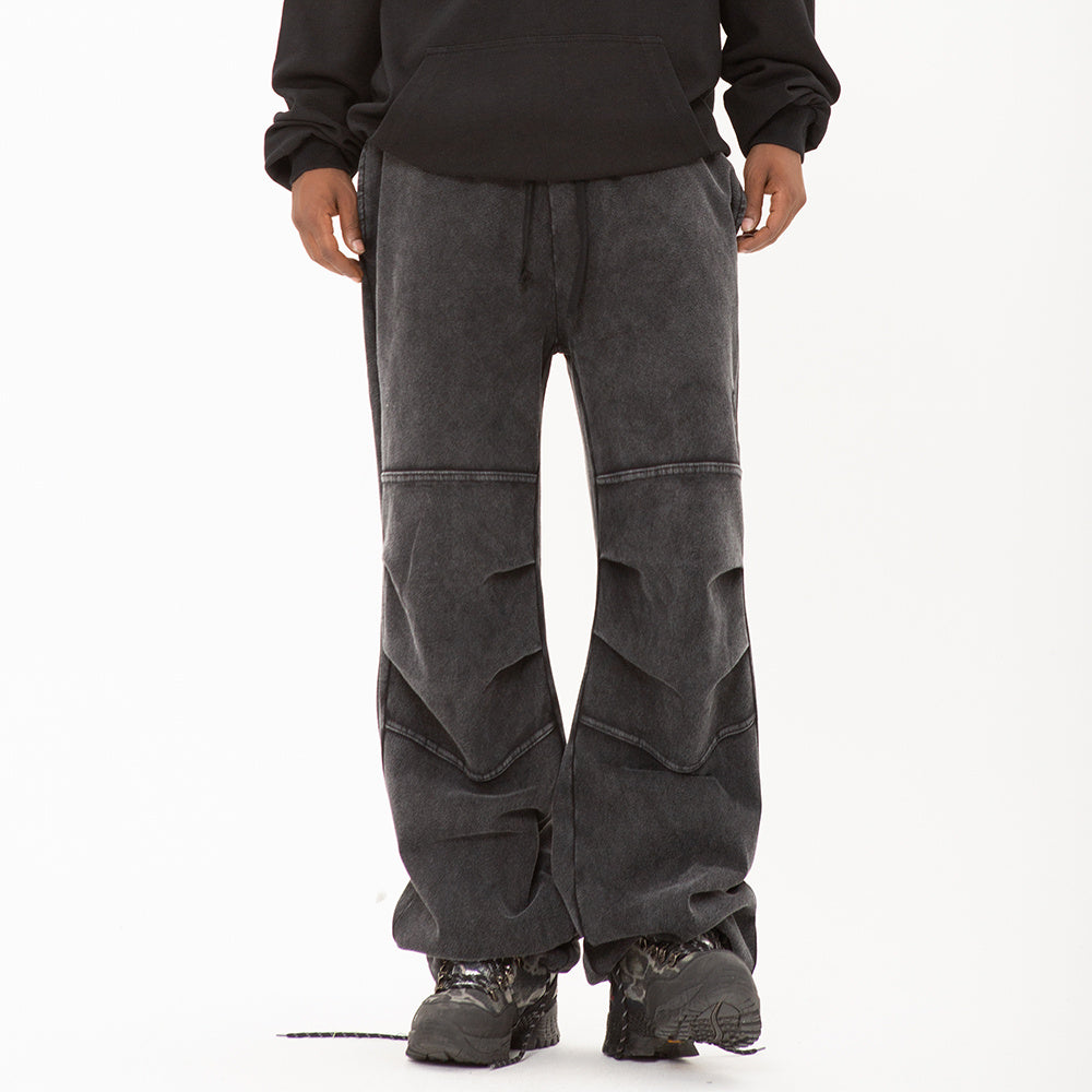 Baggy Washed Cotton Trousers