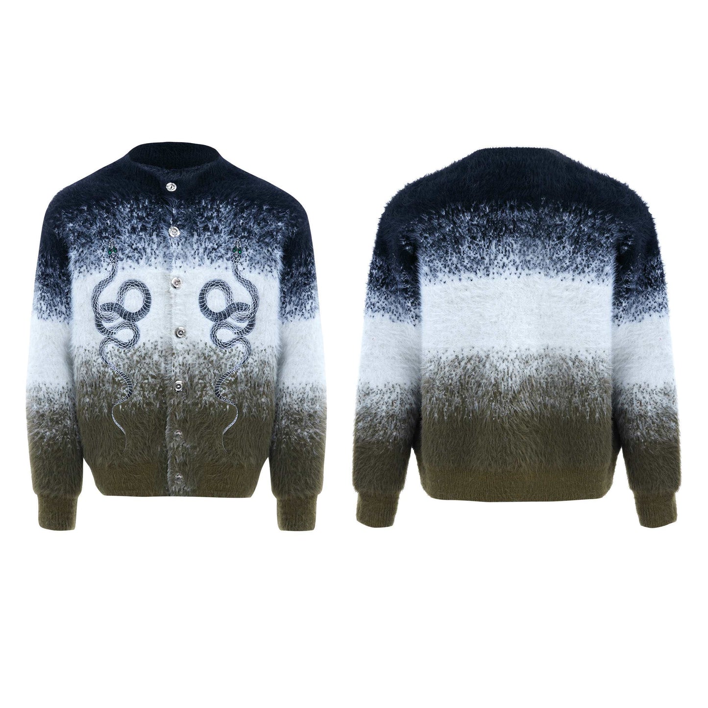 Mink Hair Gradient Loose Sweater