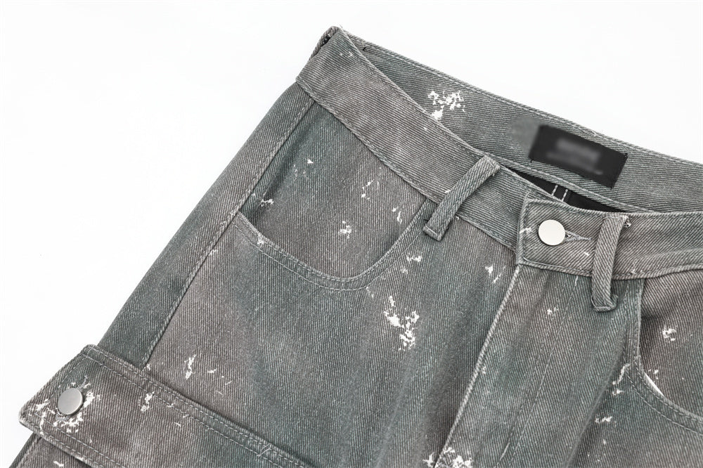 Splash-ink Workwear Denim Jeans
