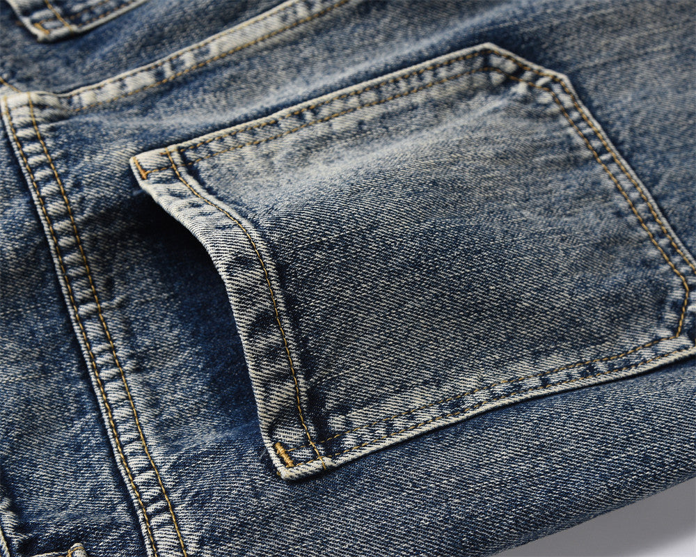 Retro Straight Denim Jeans