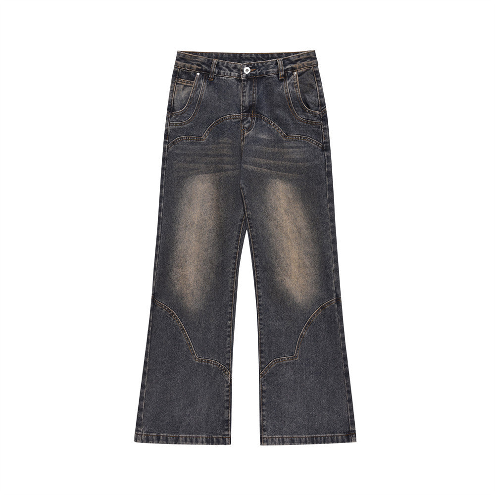 Slightly Flared Denim Jeans