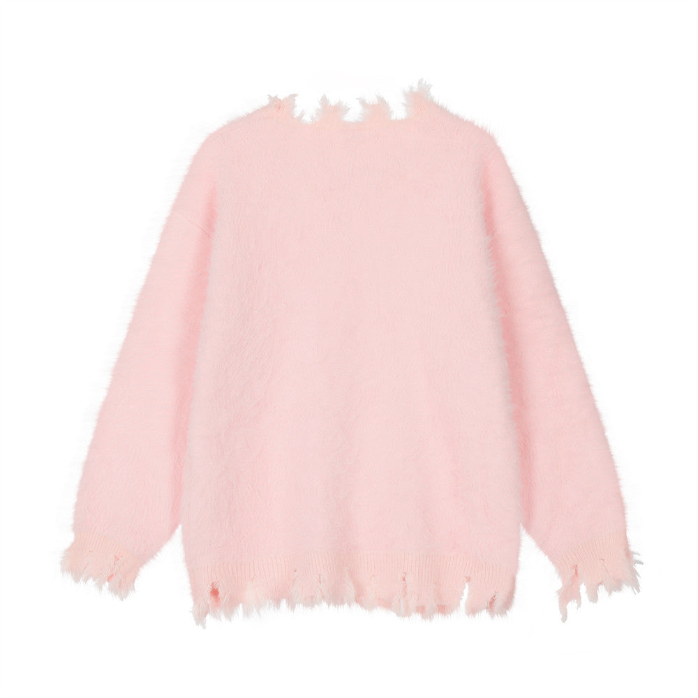 Butterfly Rhinestone Sweater