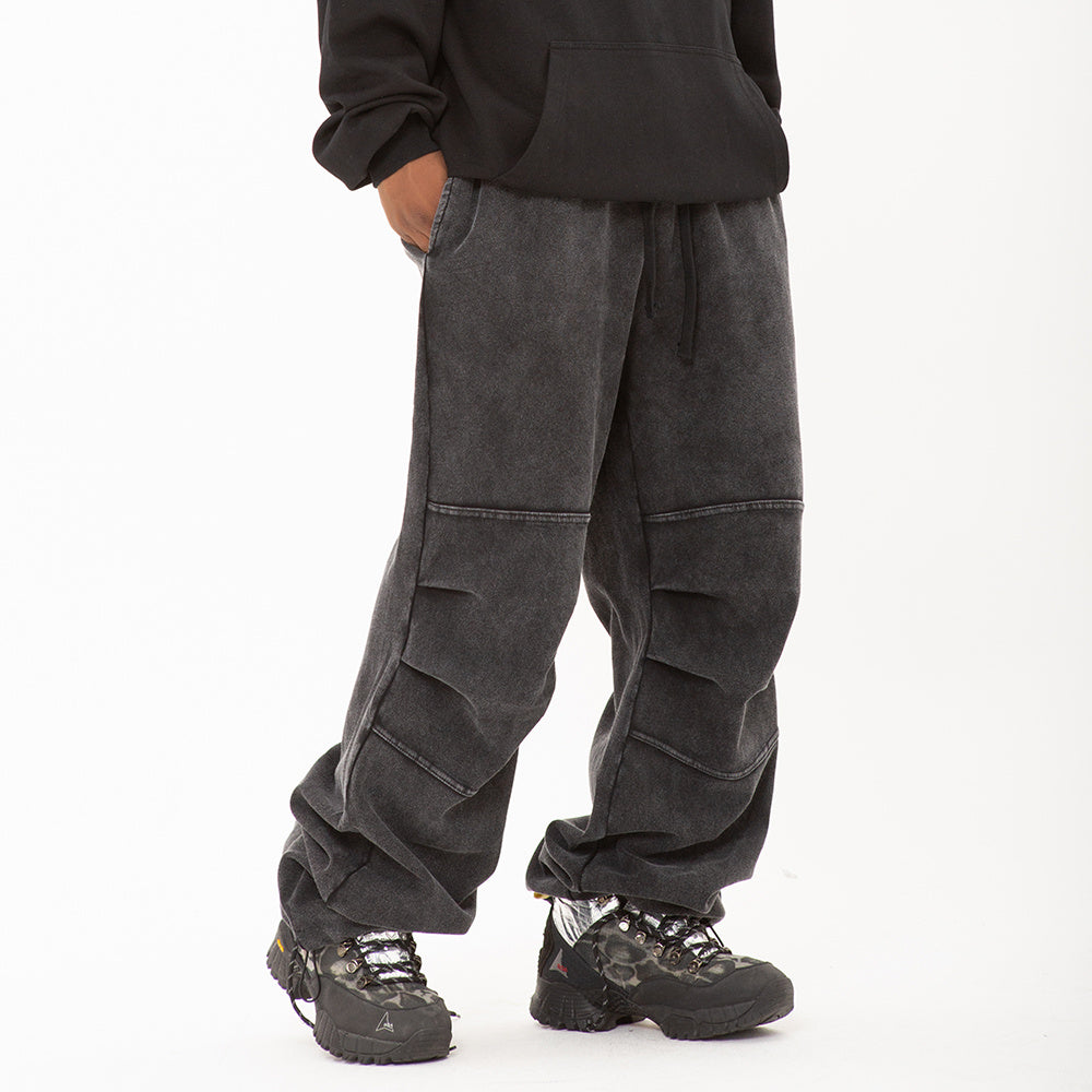 Baggy Washed Cotton Trousers