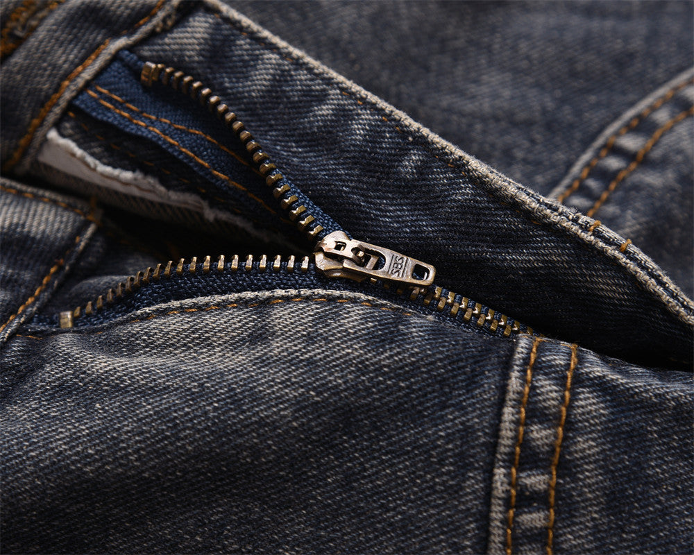 Slightly Flared Denim Jeans