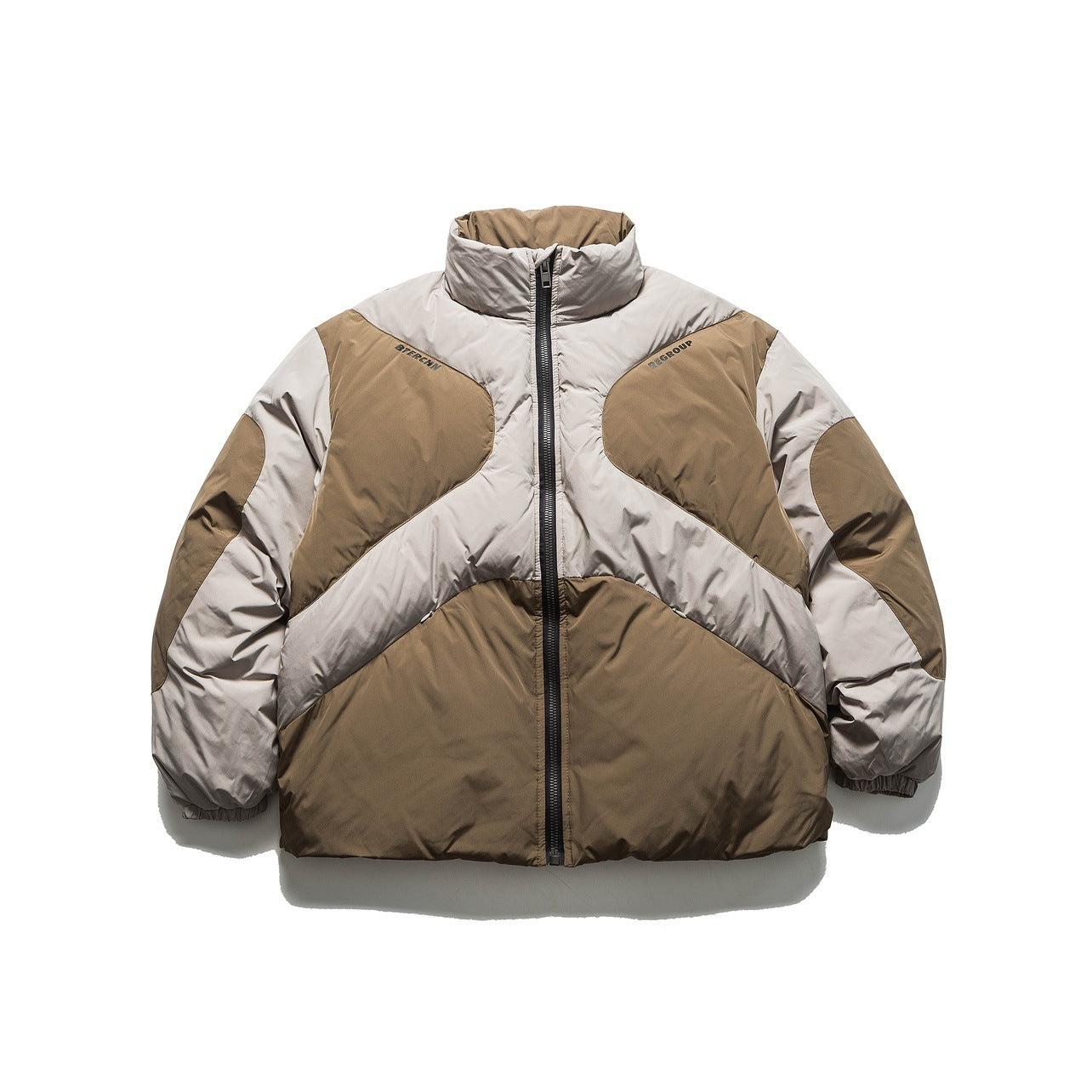 Loose Multicolour Thick Puffer