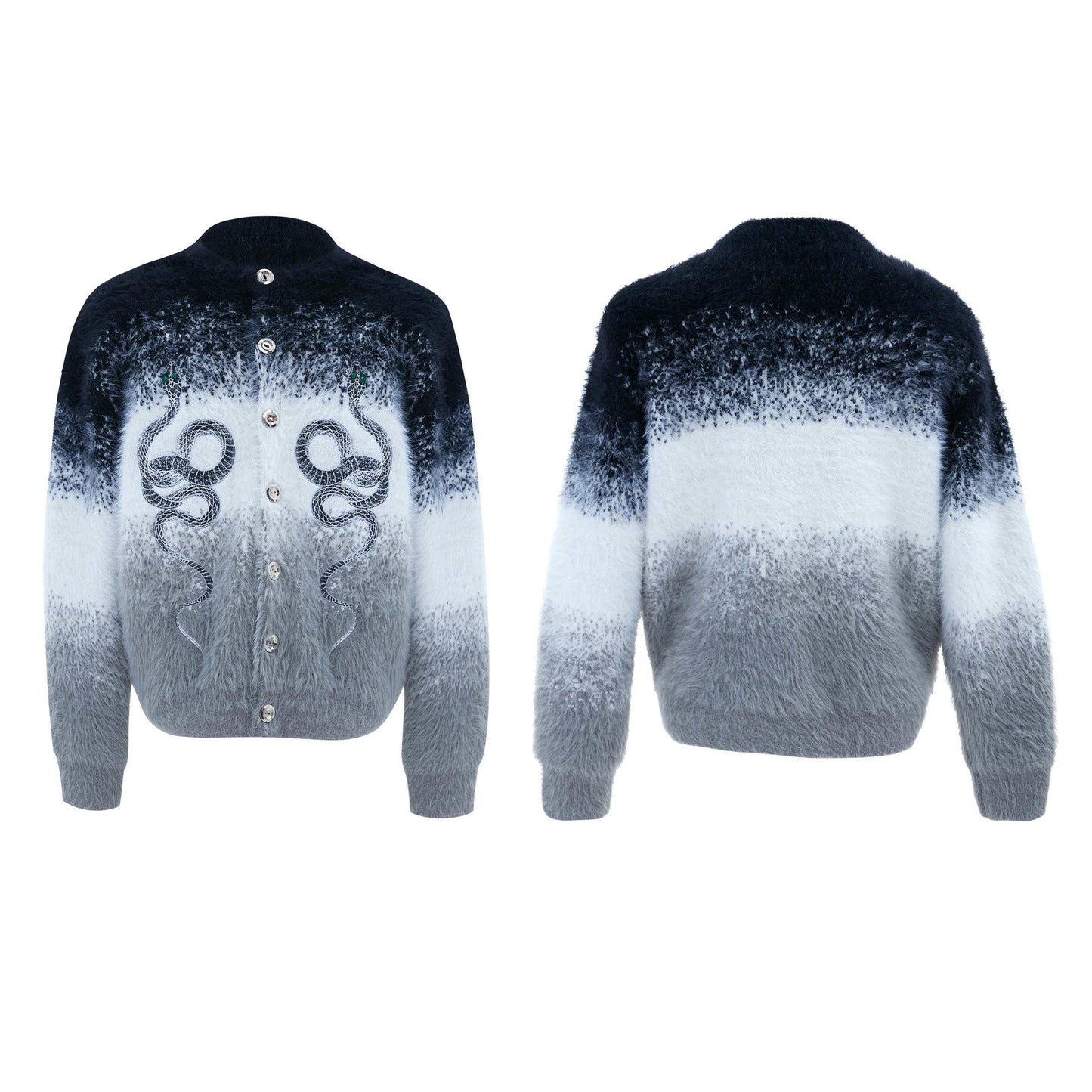 Mink Hair Gradient Loose Sweater
