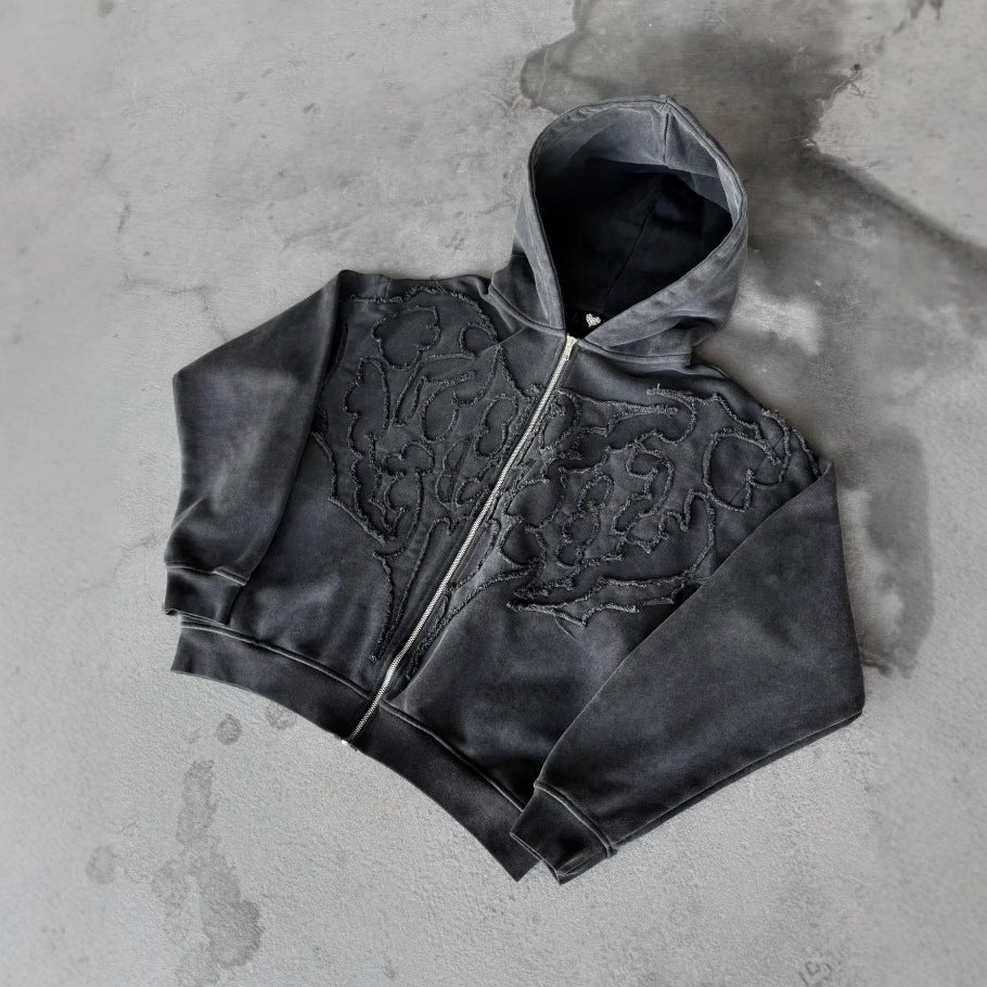 Street Style Cardigan Zipper Hoodie
