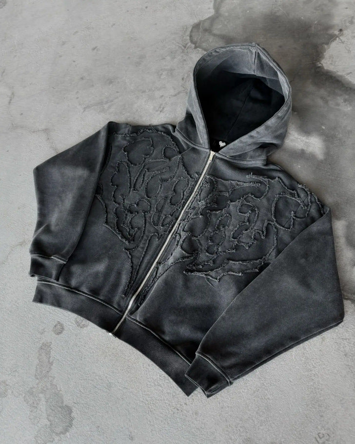 Street Style Cardigan Zipper Hoodie