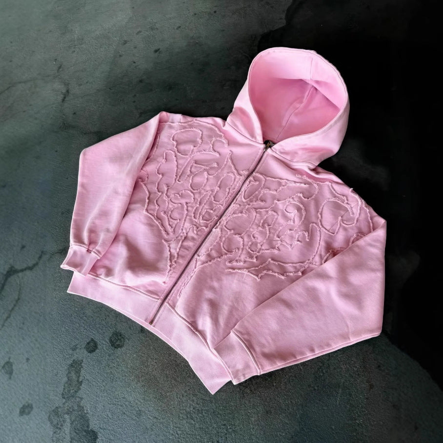 Street Style Cardigan Zipper Hoodie