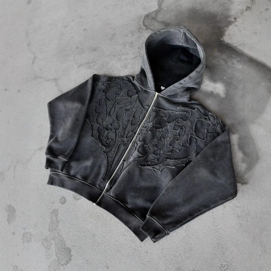 Street Style Cardigan Zipper Hoodie