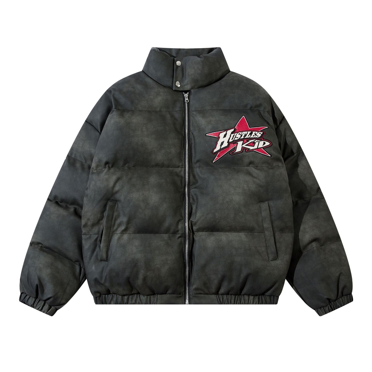 Cotton Puffer Jacket | Embroidered Cotton Puffer | D-Vine