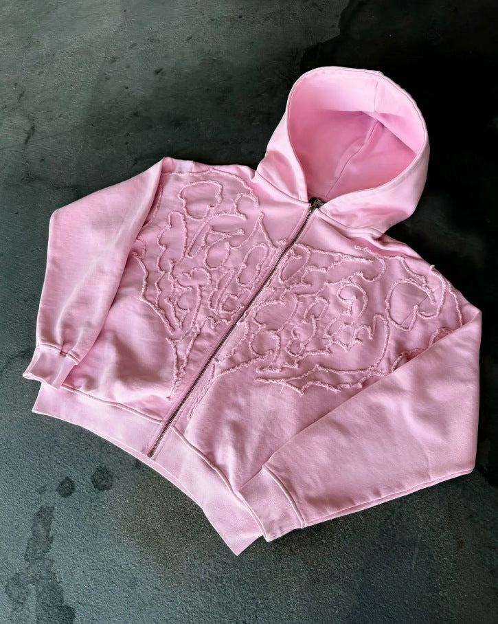 Street Style Cardigan Zipper Hoodie