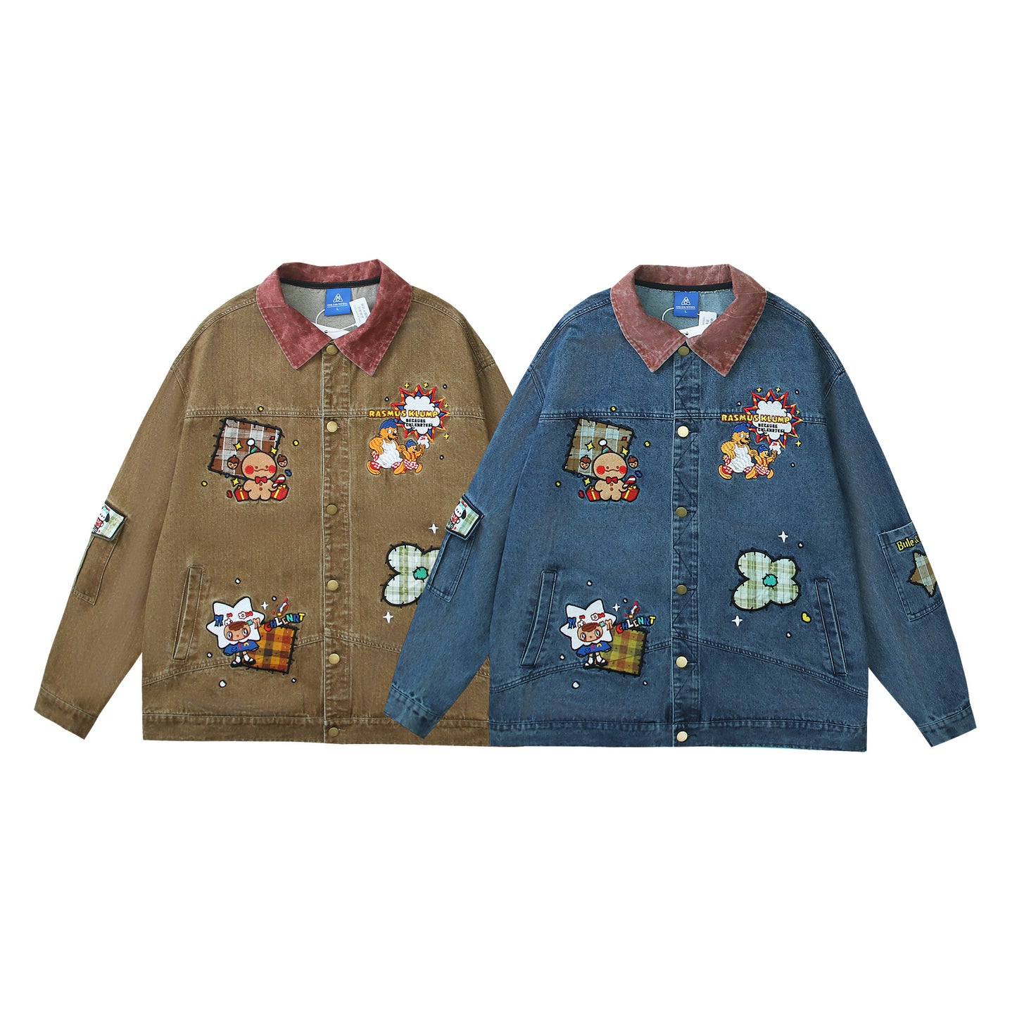 Embroidered Denim Jacket | Antique Denim Jacket | D-Vine