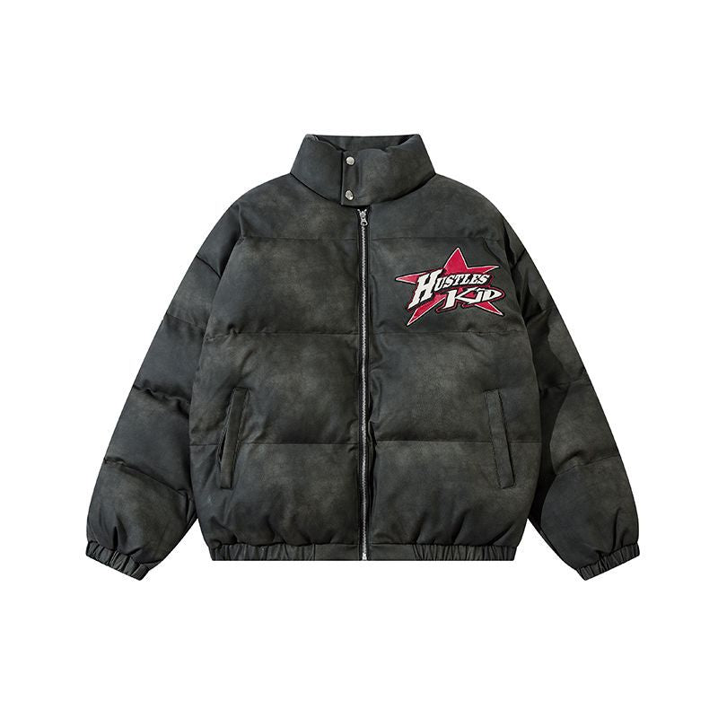 Cotton Puffer Jacket | Embroidered Cotton Puffer | D-Vine