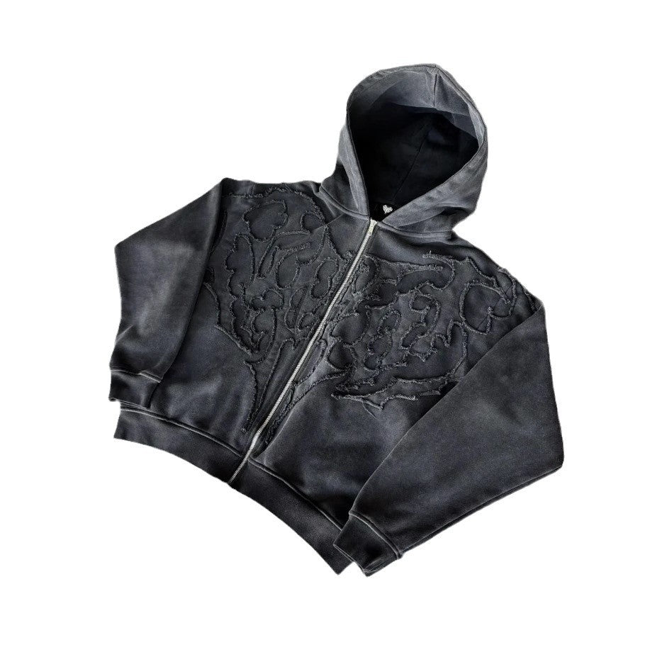 Street Style Cardigan Zipper Hoodie
