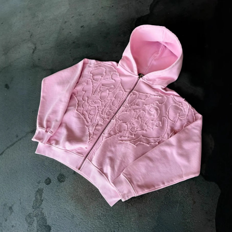 Street Style Cardigan Zipper Hoodie