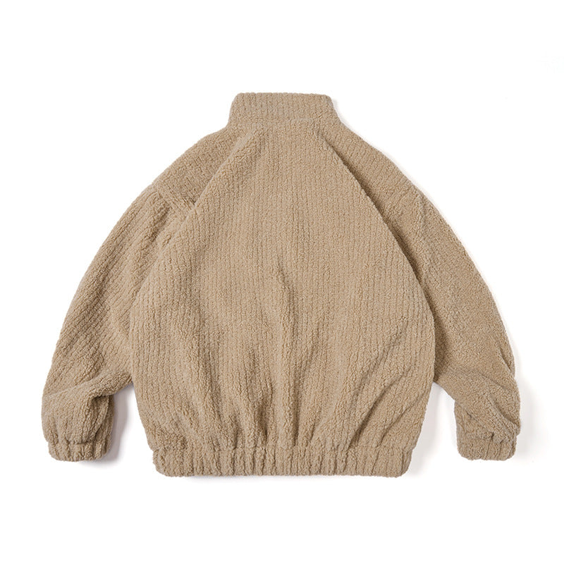 New Thickened Faux Cashmere Coat