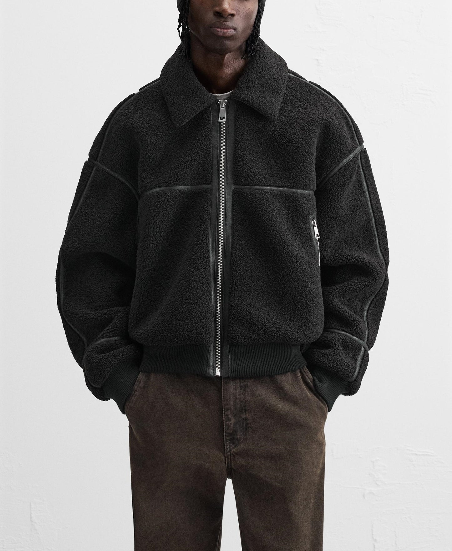 Men's Fleece Jacket | Lapel Fleece Jacket | D-Vine