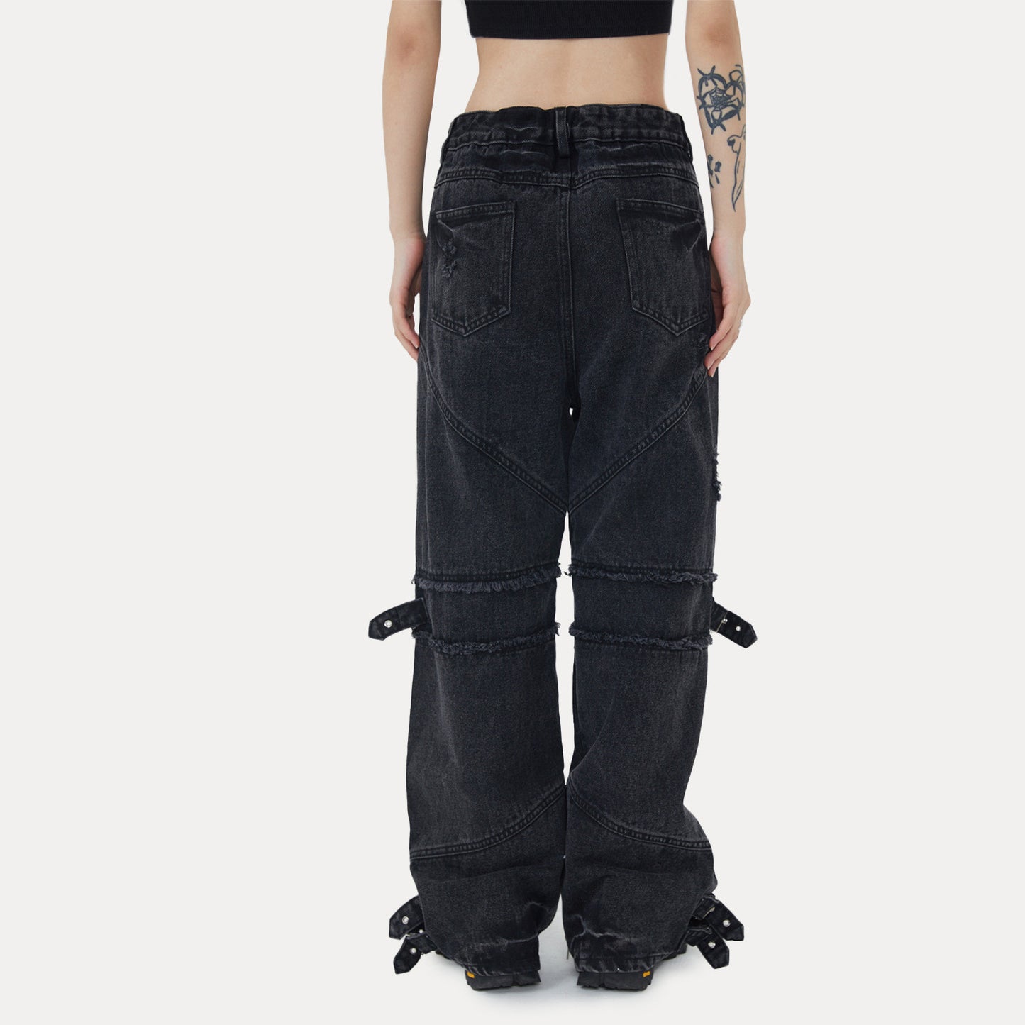 Unisex Loose Straight Denim Jeans