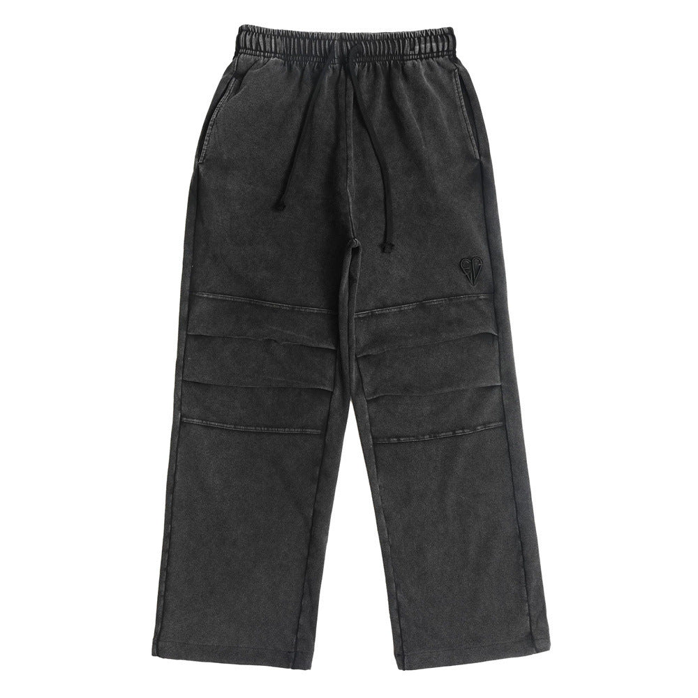 Baggy Washed Cotton Trousers
