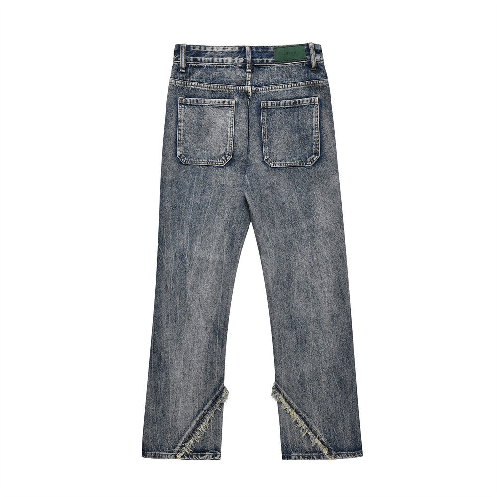 Retro Straight Denim Jeans