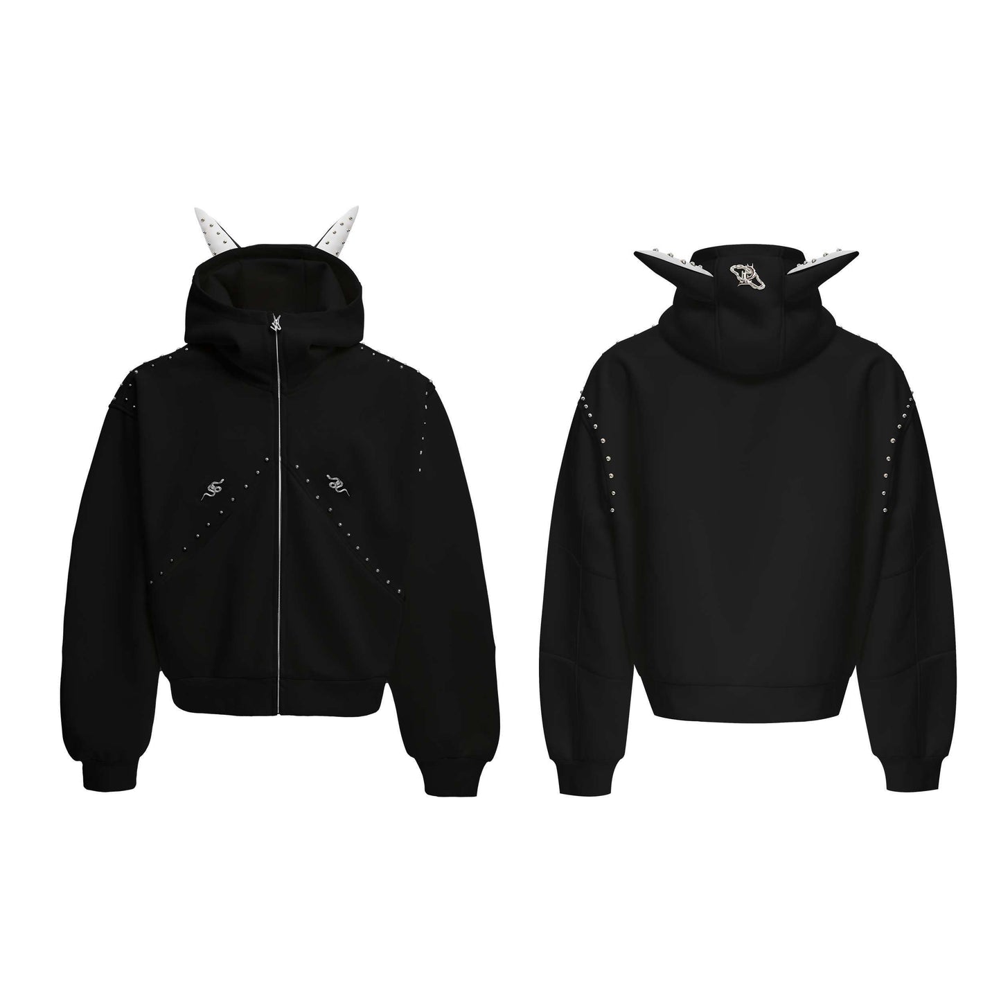 Spring Stitched Casual Hoodie