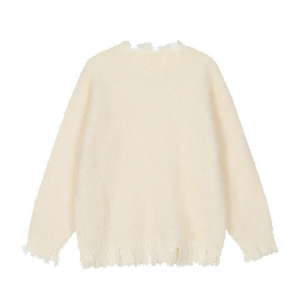 Butterfly Rhinestone Sweater