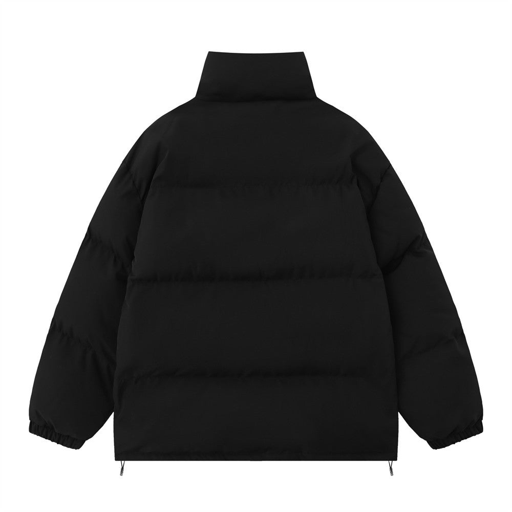 Campblue Butterfly Patch Cotton Puffer