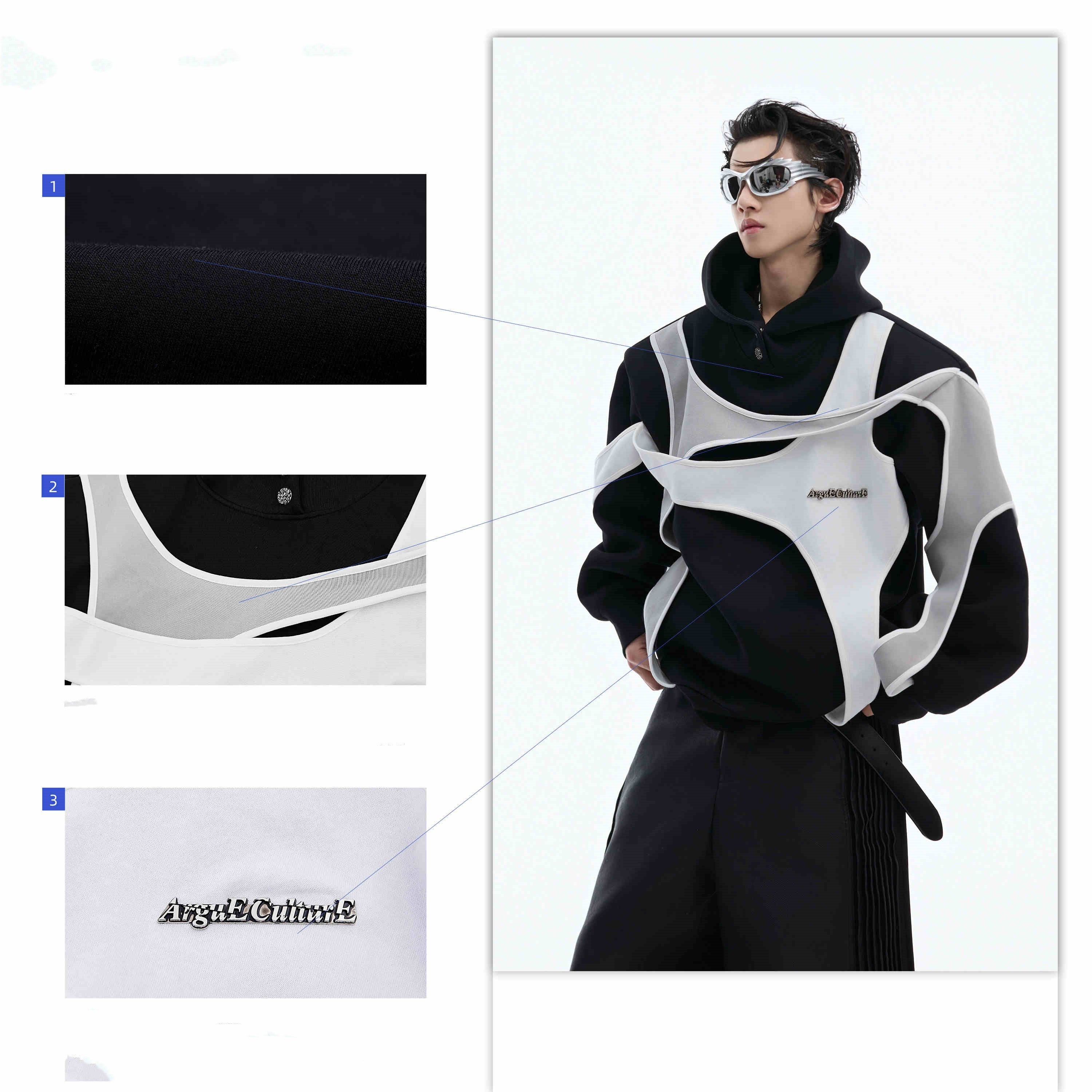 Oversized Cargo Pocket Pullover Hoodie | Streetwear