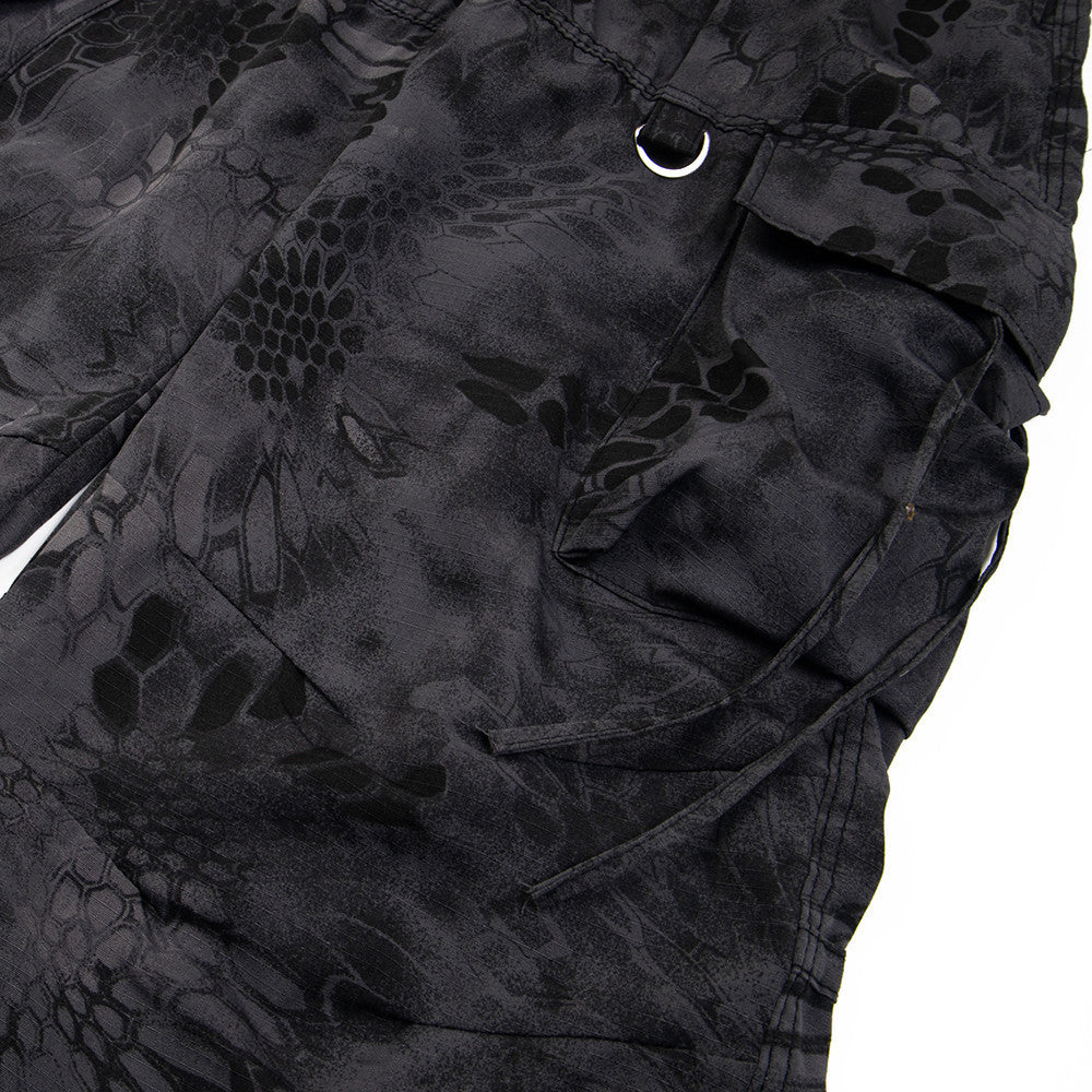 D-vine Loose Patterned Workwear Cargos - back view