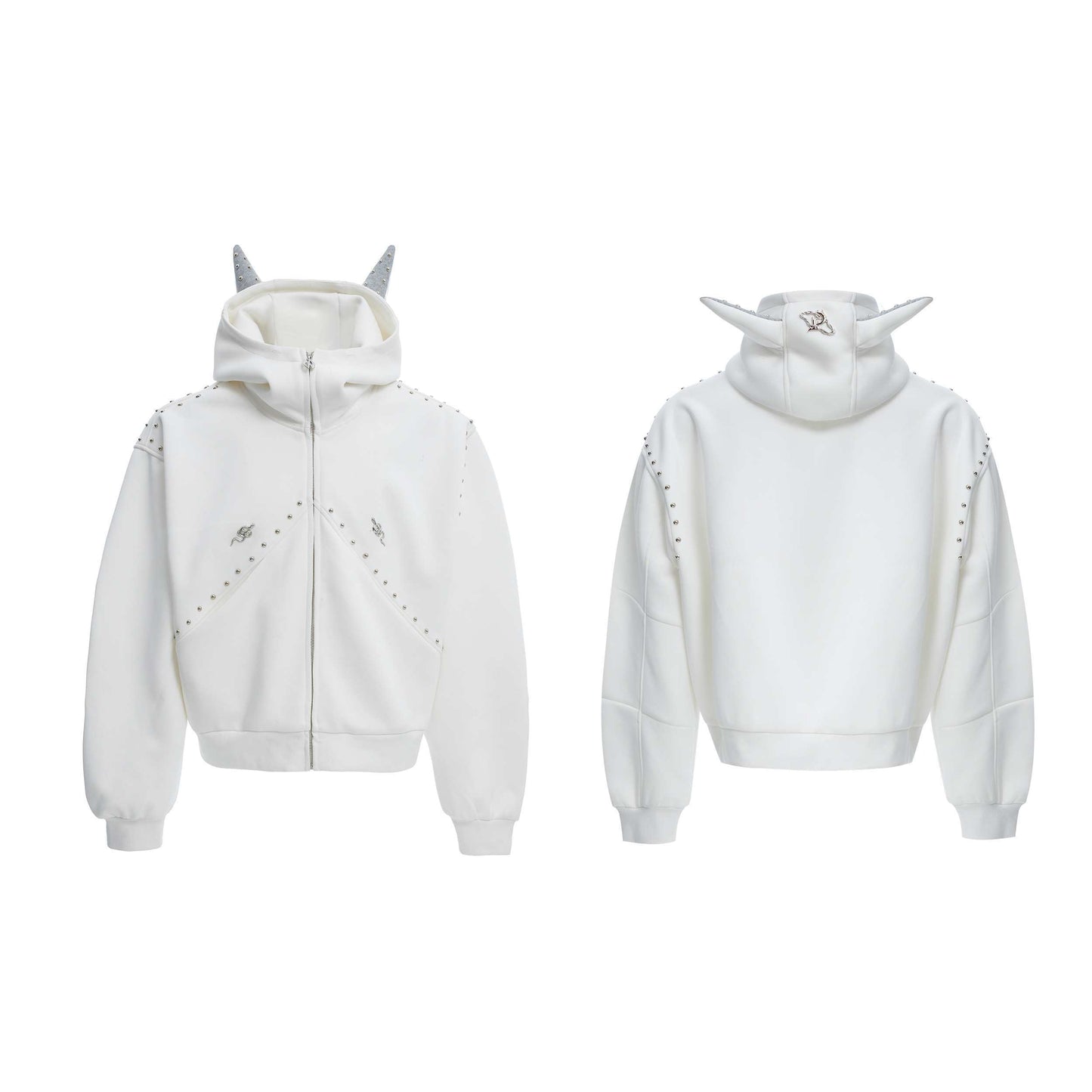 Spring Stitched Casual Hoodie