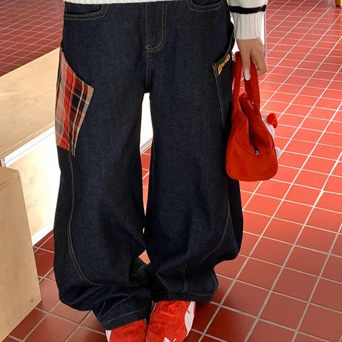 D-vine Loose Retro Denim Jeans