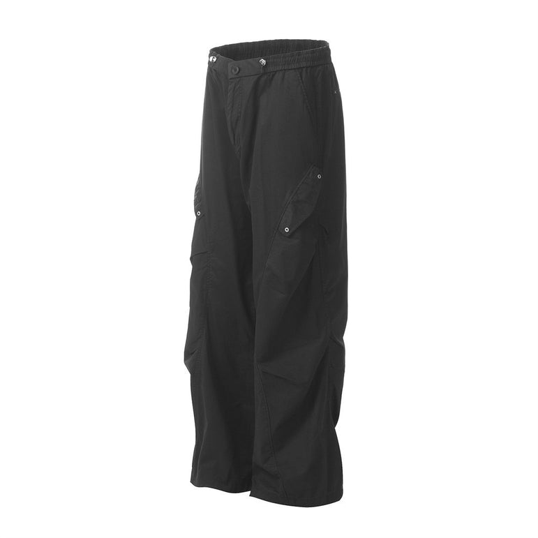 D-vine Wide-leg Cargos - worn on model street style