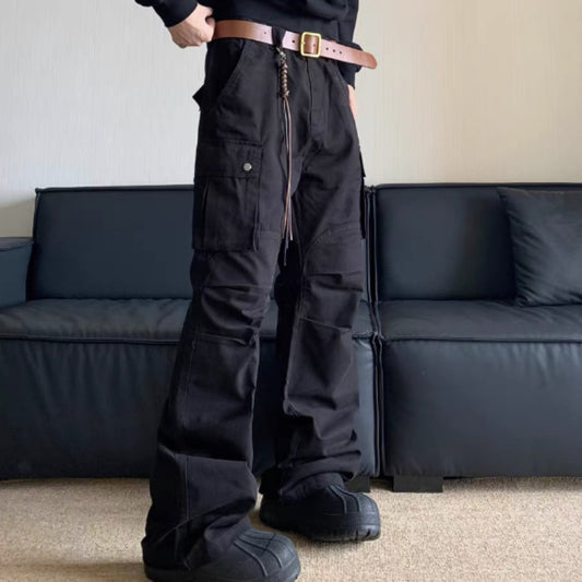 Retro Multi-pocket Cargo Paratrooper Pants