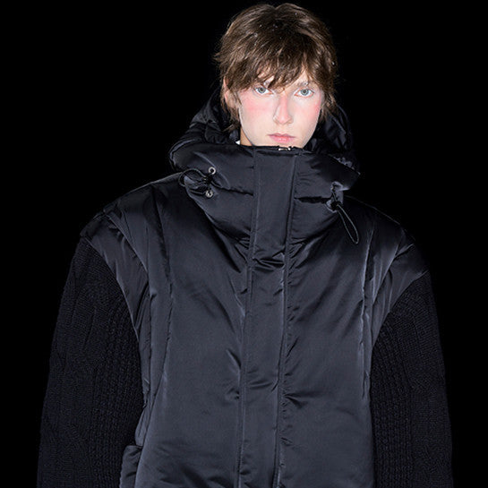 Men's Puffer Jacket | Knitted Cotton Puffer | D-Vine