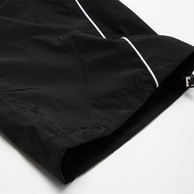 Striped Jogger Cargo Pants | Loose Fit Trousers