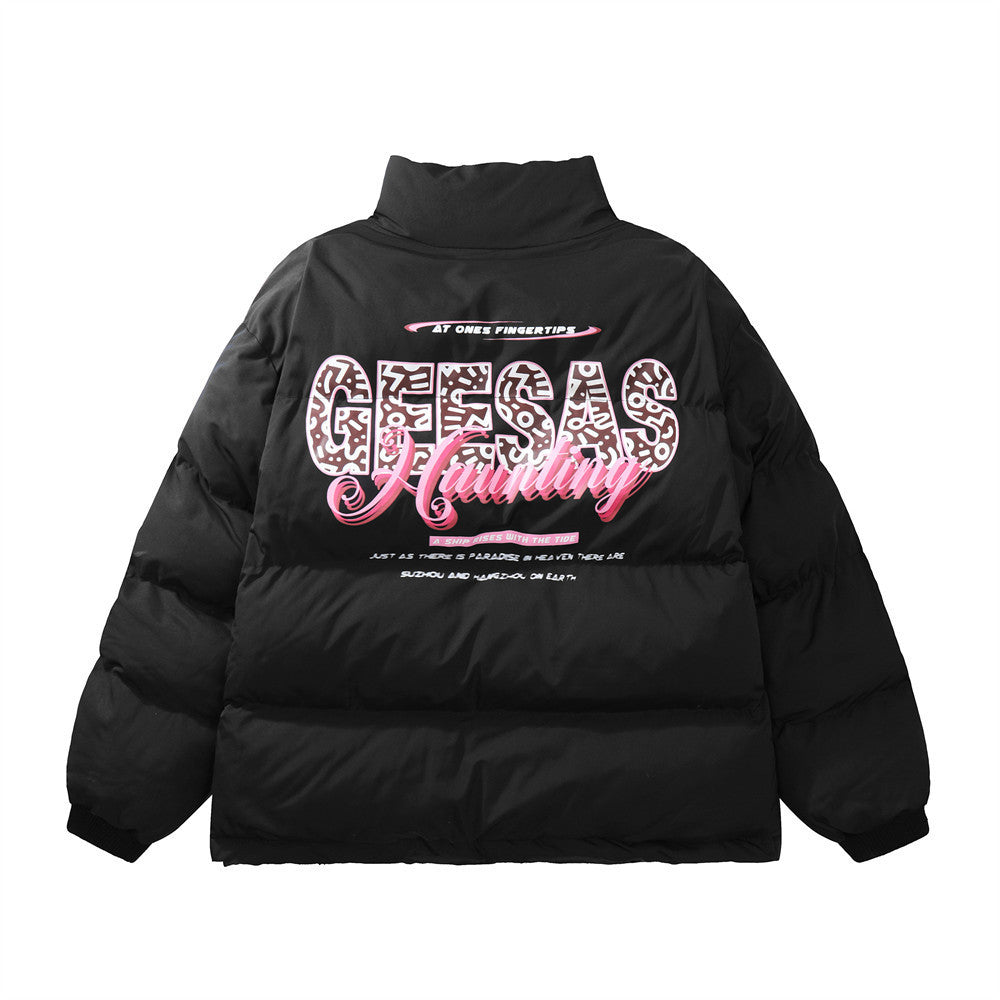 D-vine Printed Cotton-padded Puffer