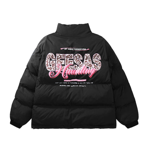 D-vine Printed Cotton-padded Puffer