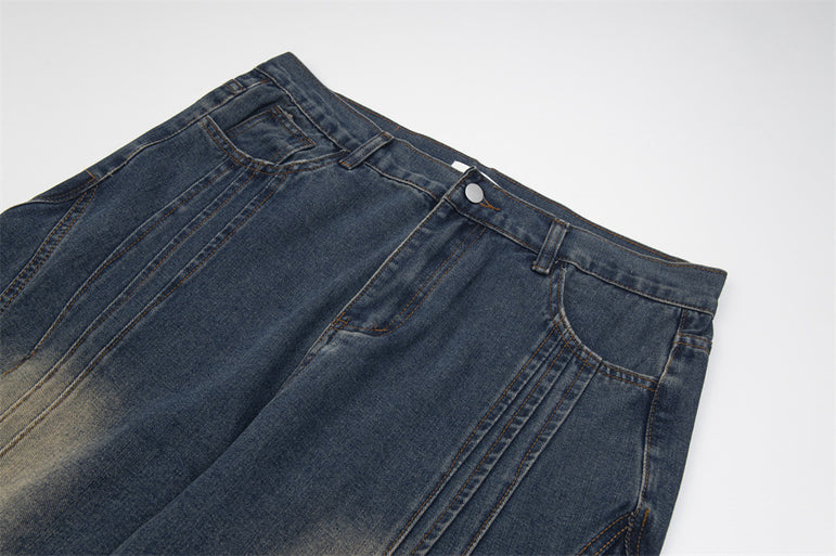 D-vine Side-Ripped Baggy Jeans - styled outfit shot