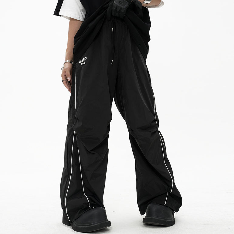 Striped Jogger Cargo Pants | Loose Fit Trousers
