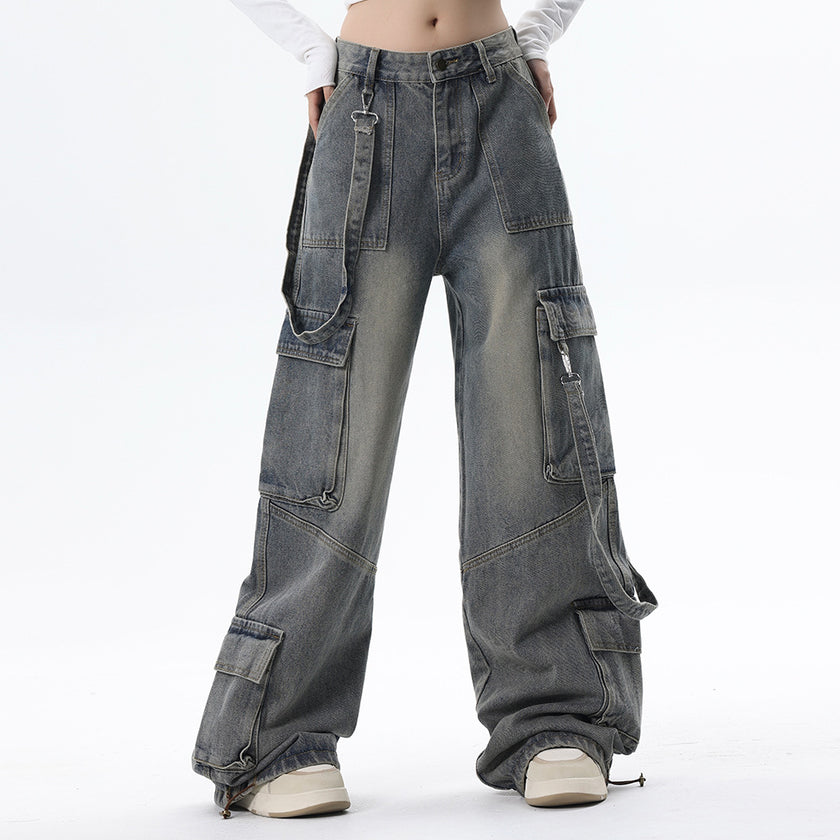 Reimagined Retro Multi-pocket jeans