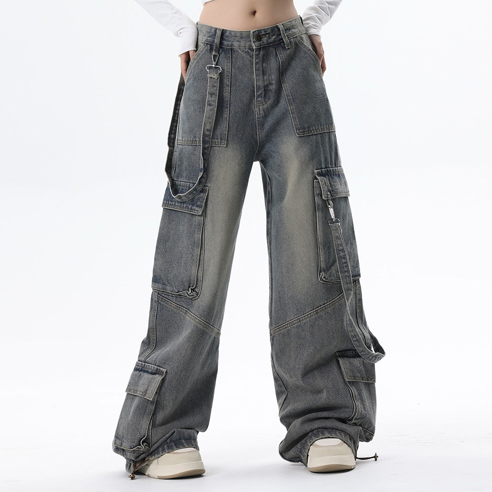 Reimagined Retro Multi-pocket jeans