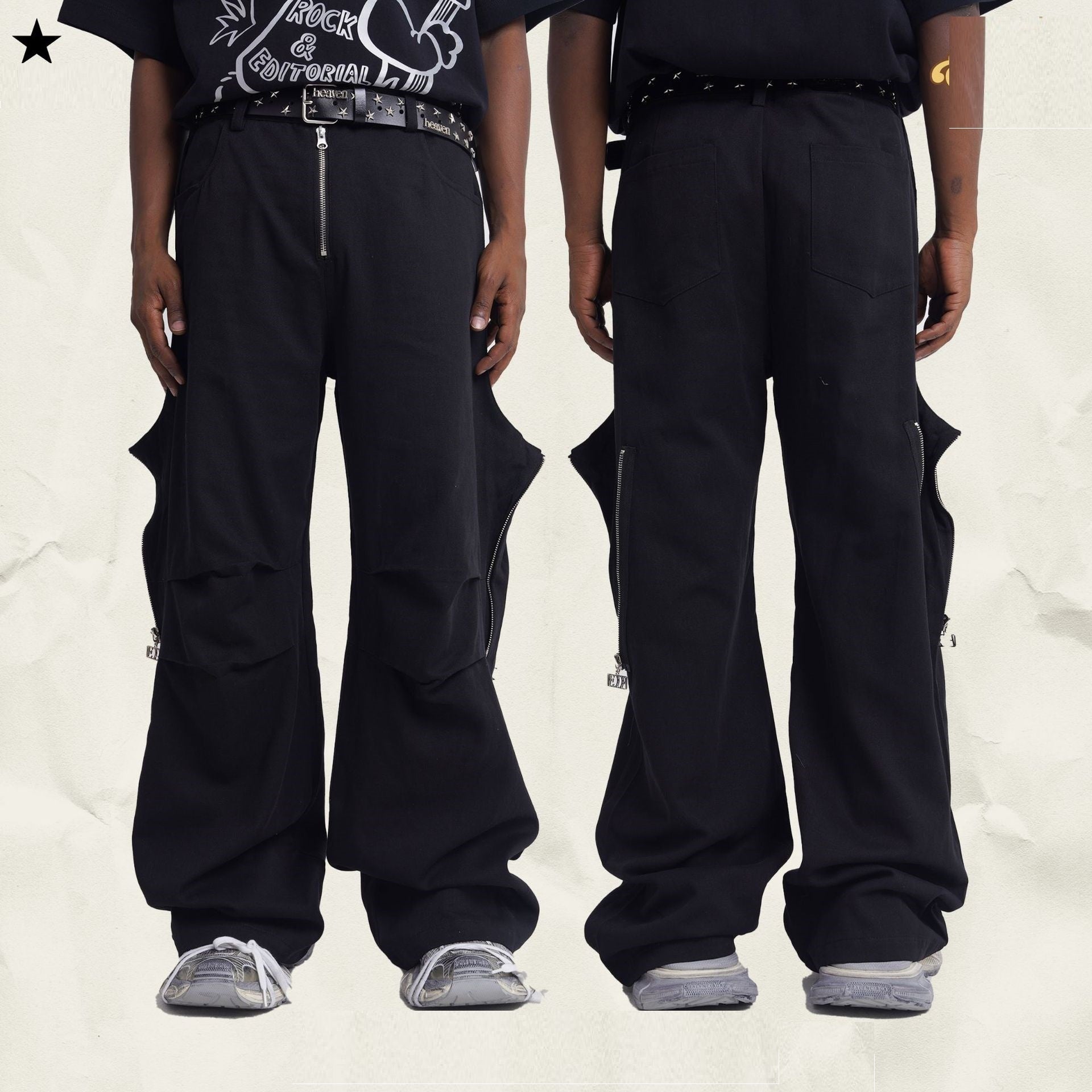Unisex Oversized Baggy Denim Jeans | Relaxed Fit Streetwear