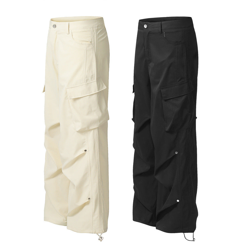 D-vine Willow Clinch Pleated Cargos - flat lay product shot