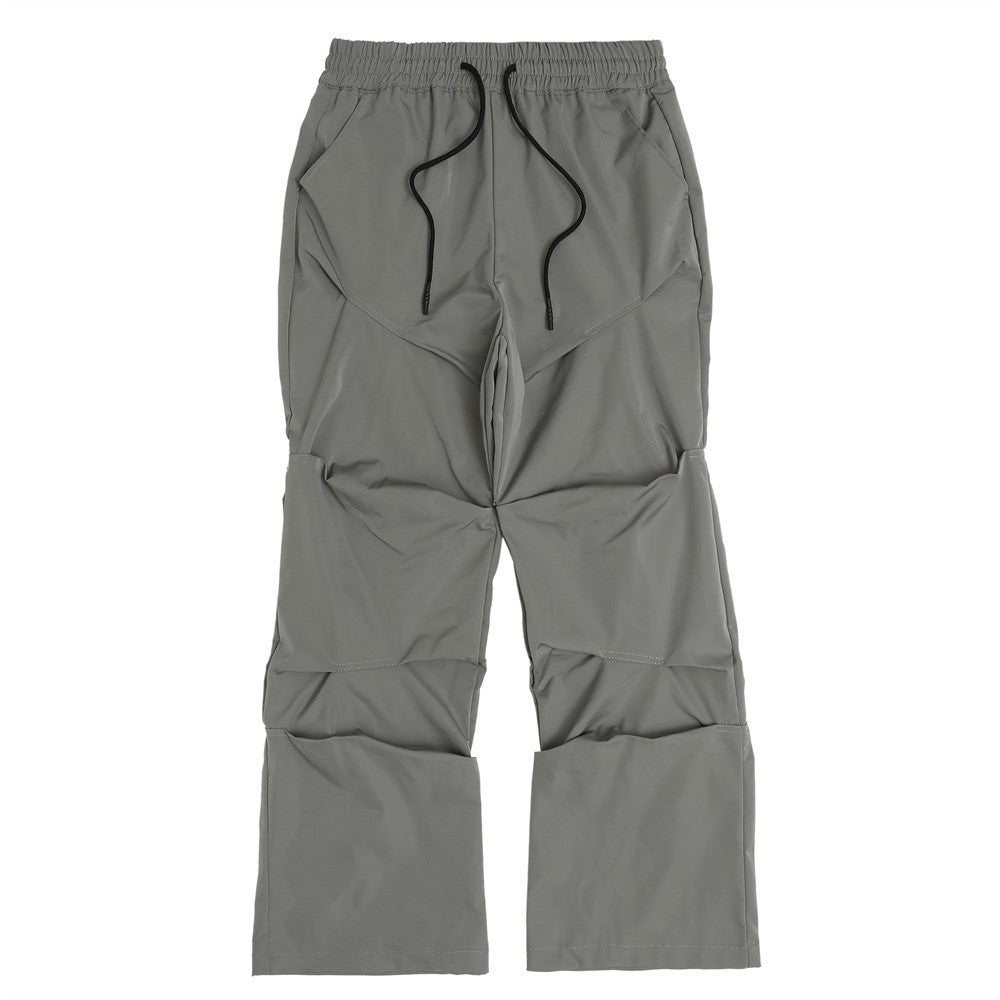D-vine Unisex Pleated Stylish Cargos - waist detail