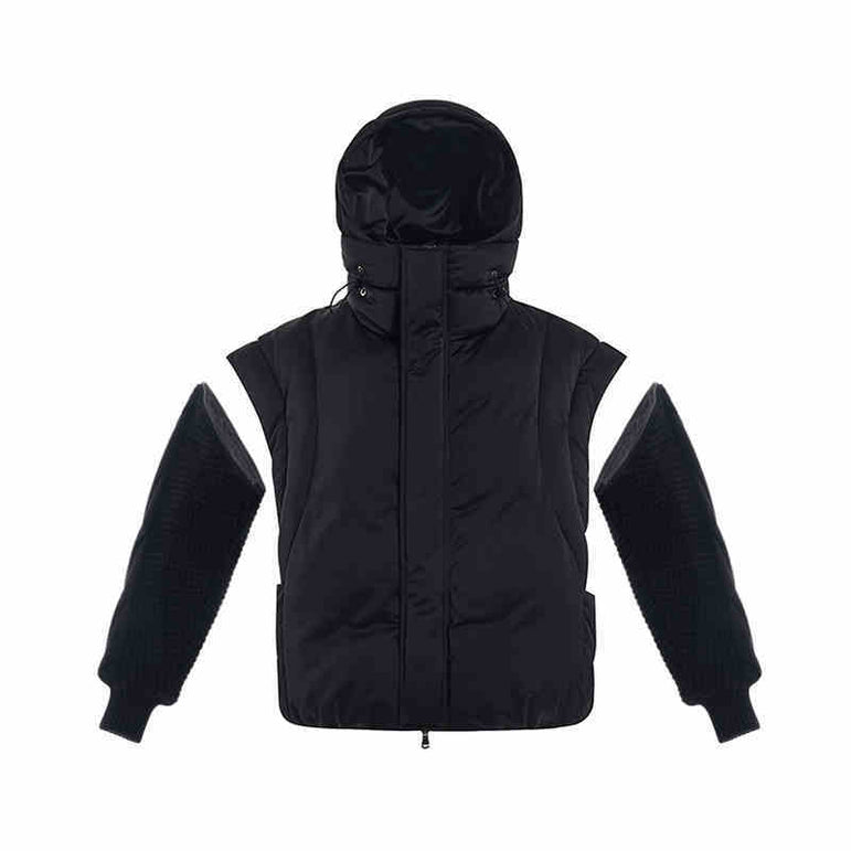 Men's Puffer Jacket | Knitted Cotton Puffer | D-Vine